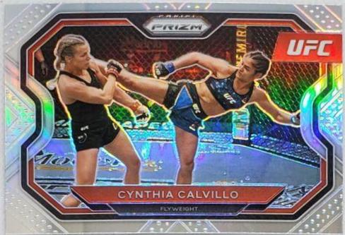 Cynthia Calvillo 2021 Panini Prizm UFC Base #146 Silver