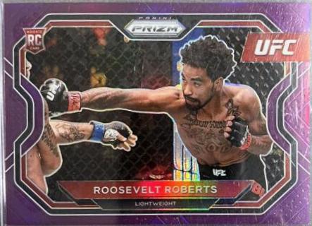 Roosevelt Roberts 2021 Panini Prizm UFC Base #117 Purple