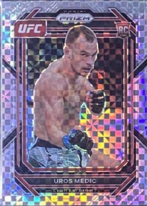 Uros Medic 2023 Panini Prizm UFC Base #158 Lucky Envelopes