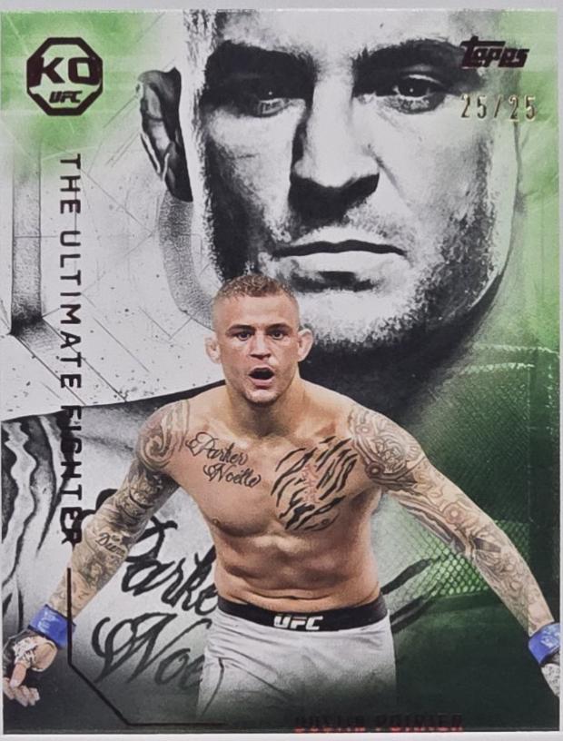 Dustin Poirier 2025 Topps Knockout UFC The Ultimate Fighter #UF-14 Red