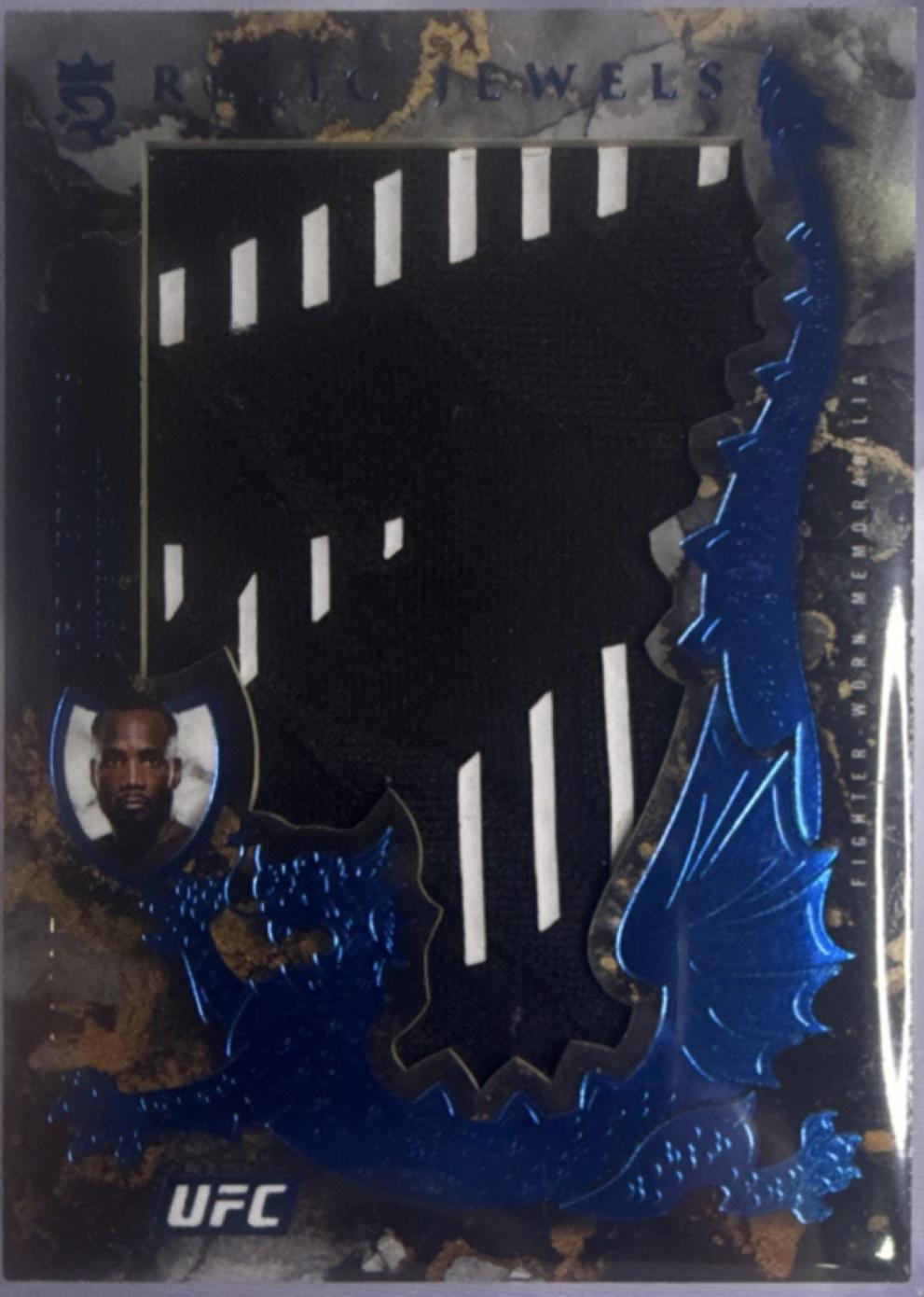 Leon Edwards 2025 Topps Royalty UFC Relic Jewels #RJ-LE Blue