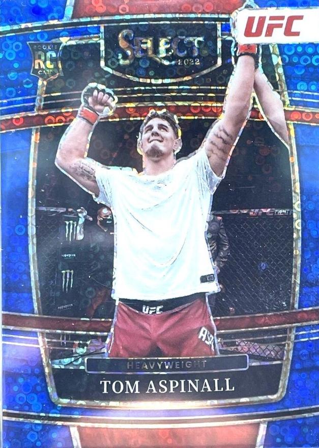 Tom Aspinall 2022 Panini Select UFC Concourse #98 Blue Disco