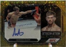 Arnold Allen 2023 Panini Select UFC Octagon Action Signatures #40 Flash