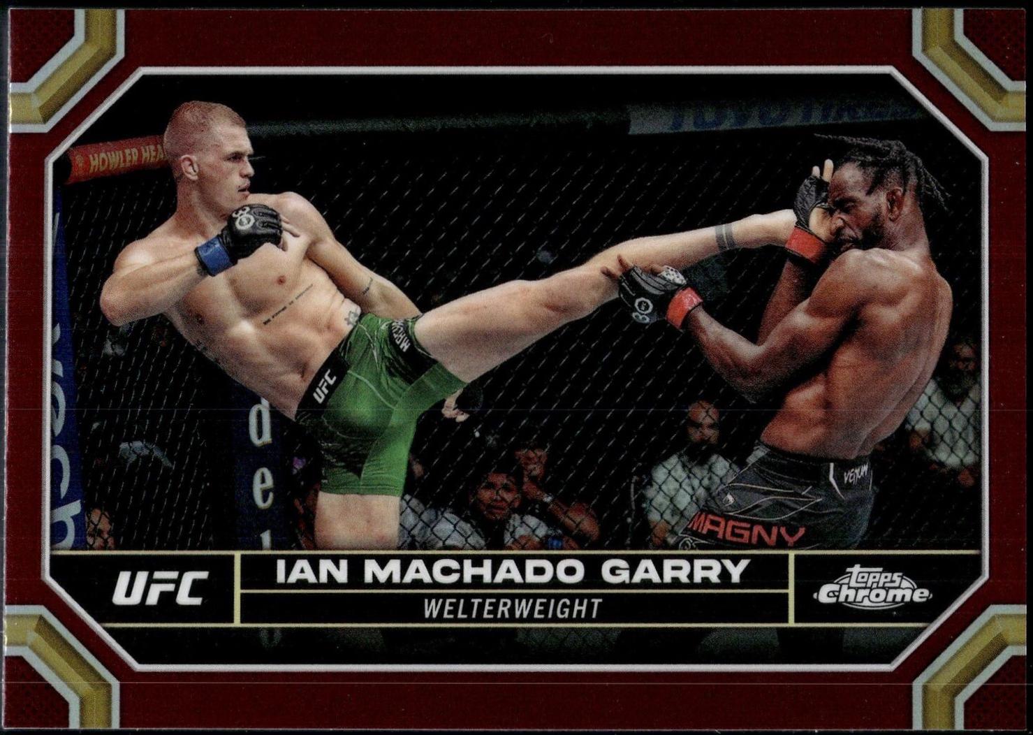 Ian Machado Garry 2024 Topps Chrome UFC Base #75 Magenta Refractor