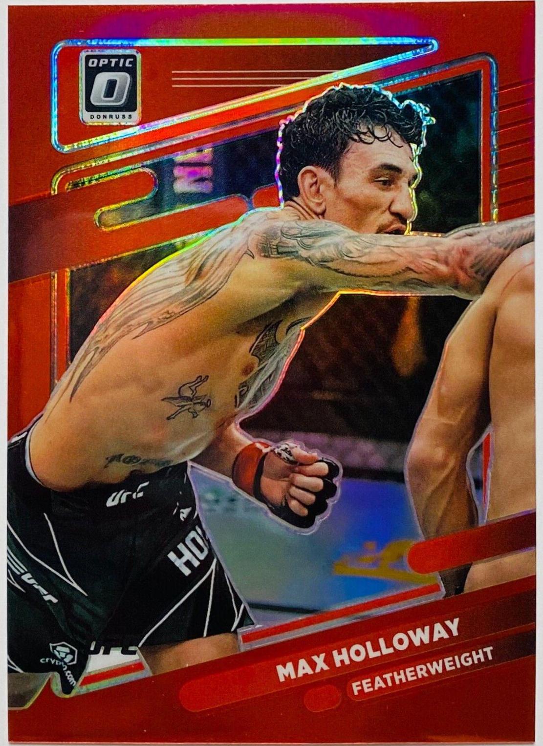 Max Holloway 2022 Panini Donruss Optic UFC Base #38 Red