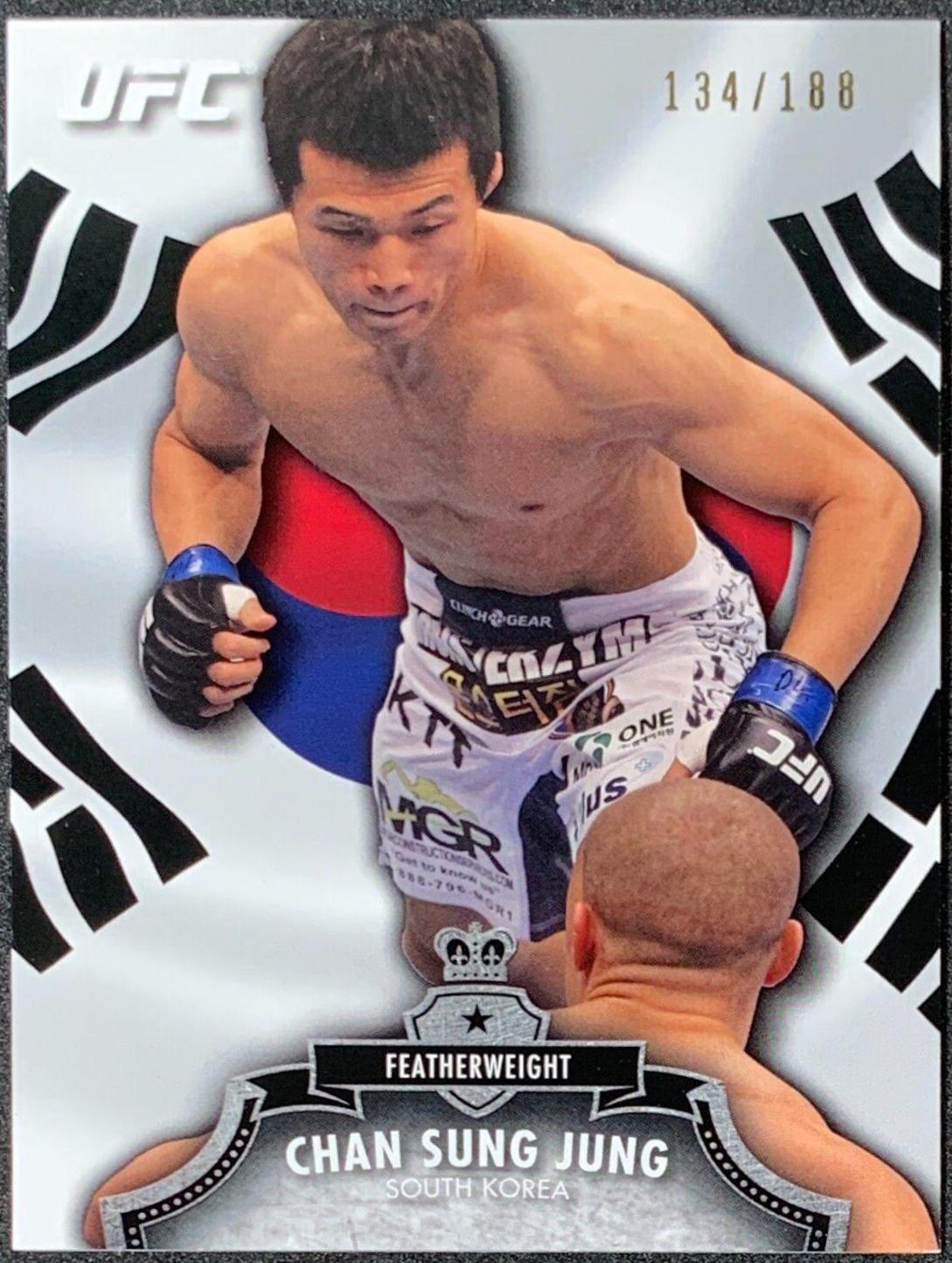 Chan Sung Jung 2012 Topps UFC Bloodlines Base #34 Flag