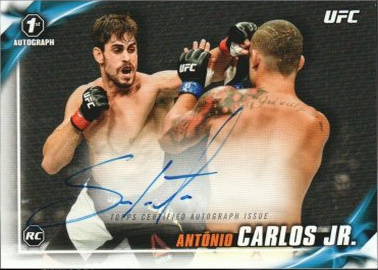 Antonio Carlos Junior 2019 Topps UFC Knockout Knockout Autographs #KA-ACJ Red