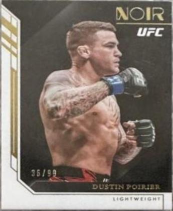 Dustin Poirier 2023 Panini Chronicles UFC Base Noir #423 Green