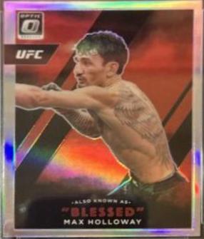 Max Holloway 2022 Panini Donruss Optic UFC Also Known As #12 Blue