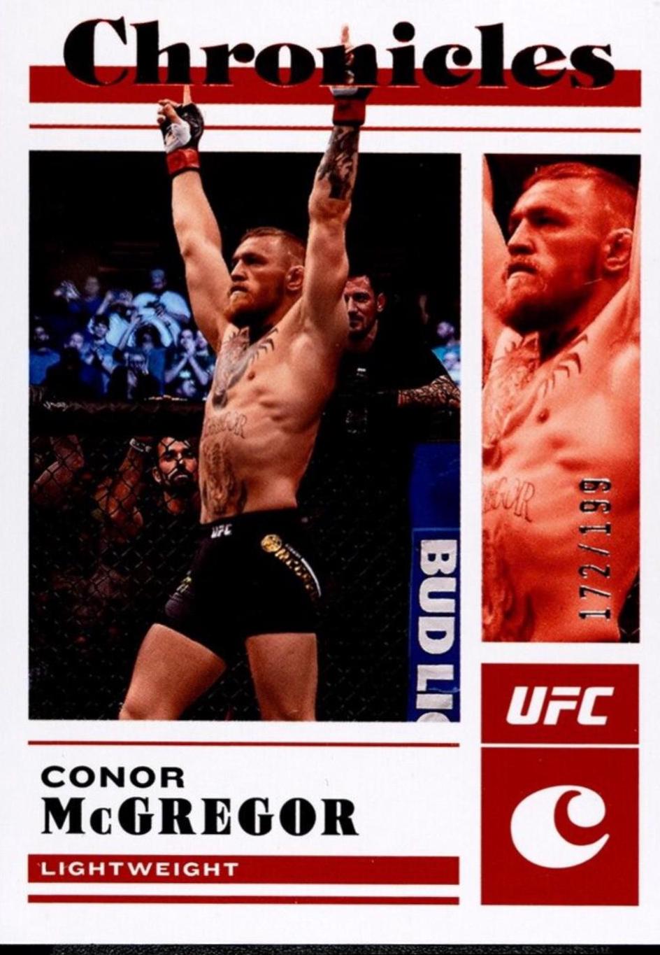 Conor McGregor 2023 Panini Chronicles UFC Base Chronicles #44 Red