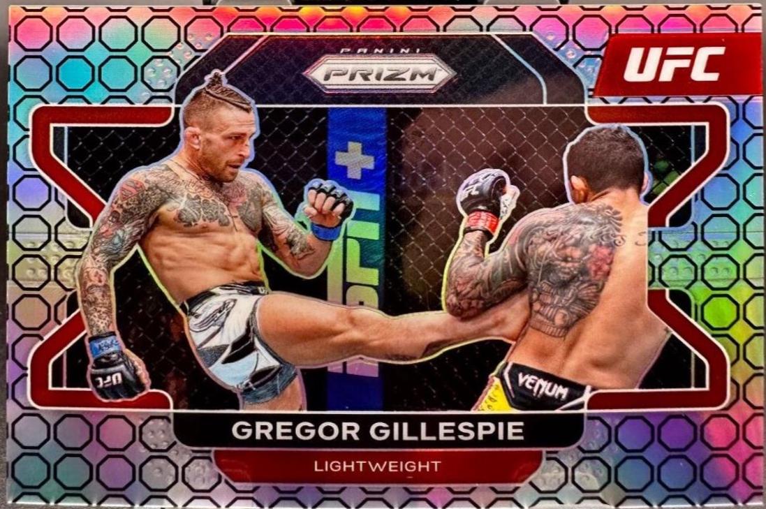 Gregor Gillespie 2022 Panini Prizm UFC Base #91 Octagon