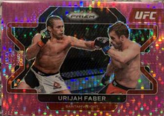 Urijah Faber 2022 Panini Prizm UFC Base #42 Pink Pulsar