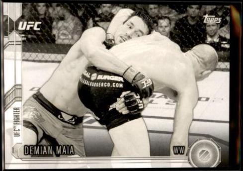 Demian Maia 2015 Topps UFC Chronicles Base #57 Black and White
