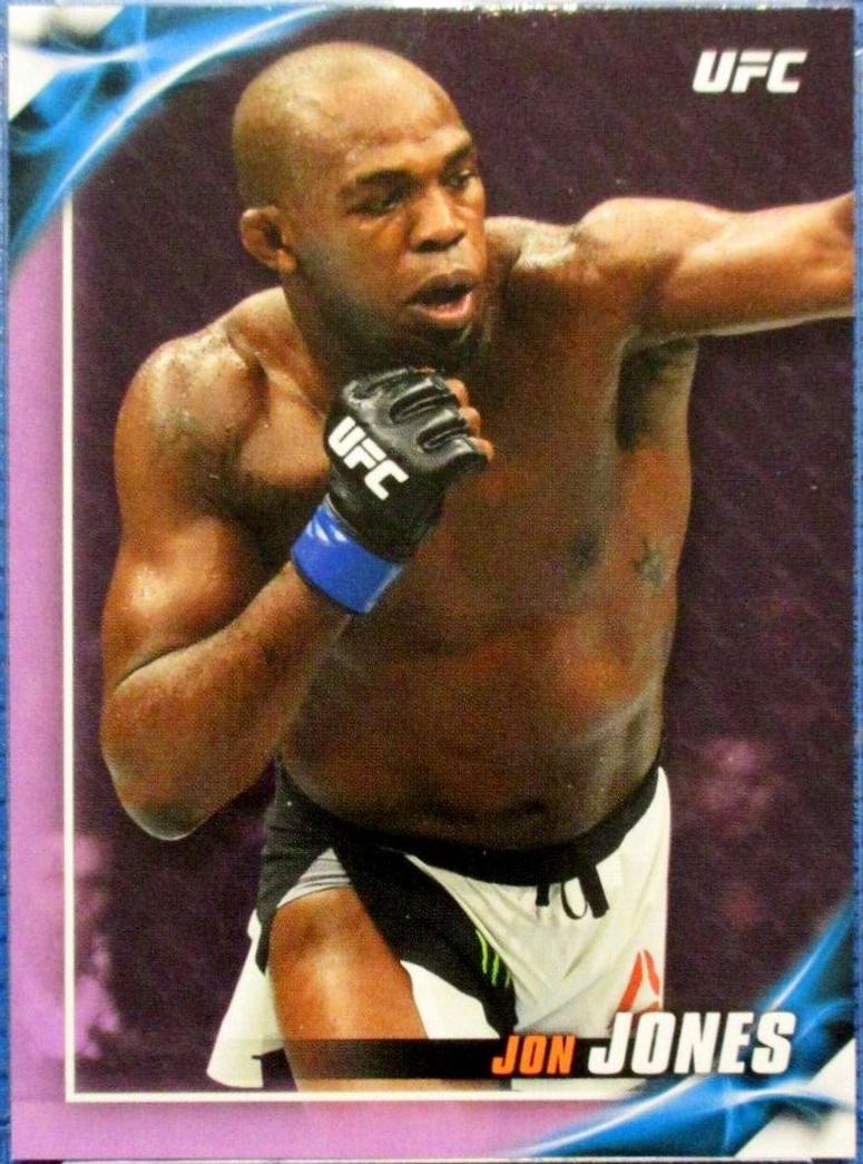 Jon Jones 2019 Topps UFC Knockout Base #10 Purple