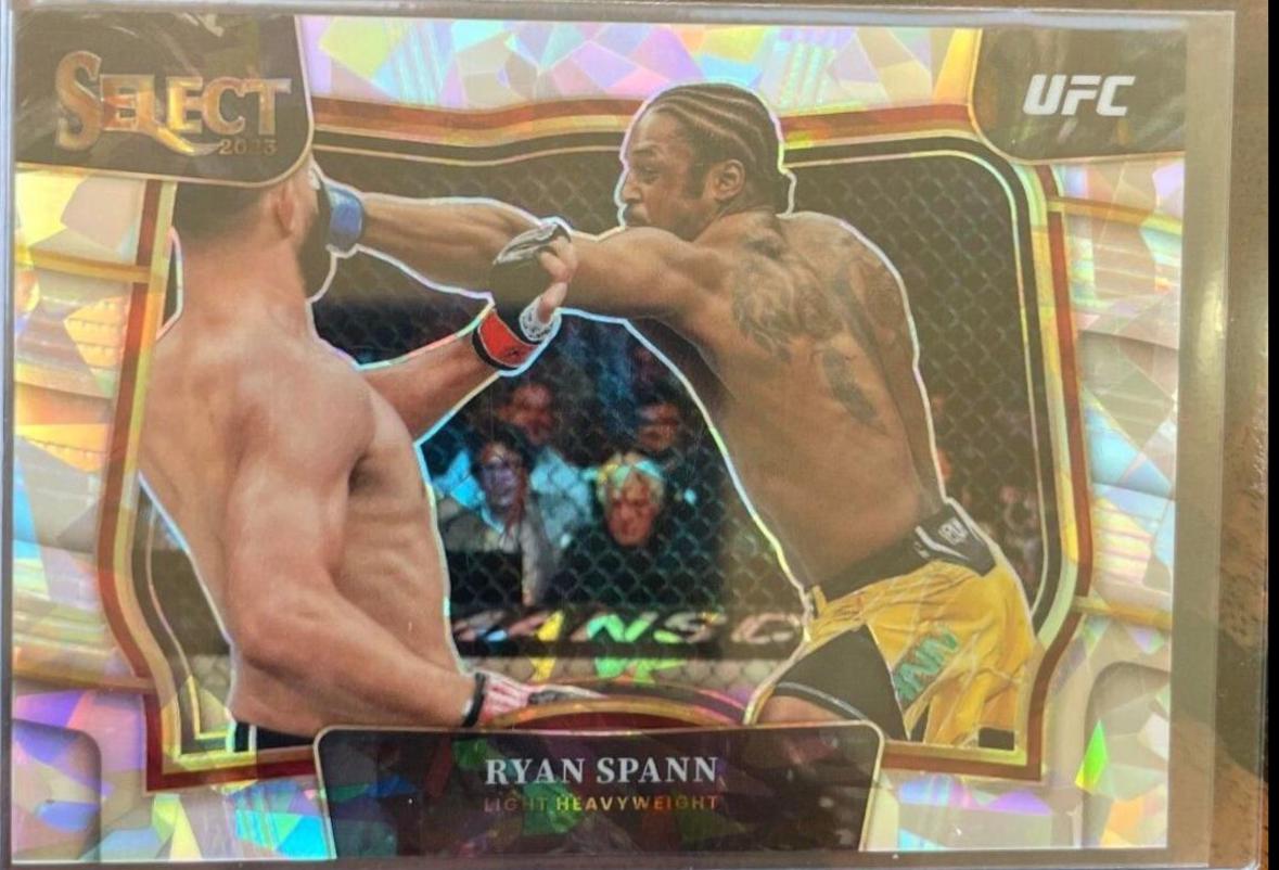Ryan Spann 2023 Panini Select UFC Octagonside #207 Cracked Ice