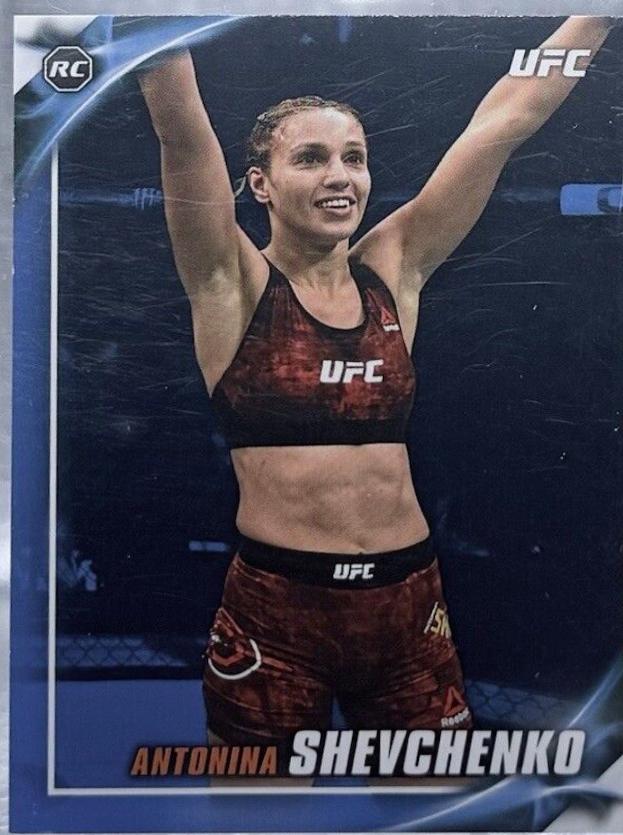Antonina Shevchenko 2019 Topps UFC Knockout Base #78 Blue