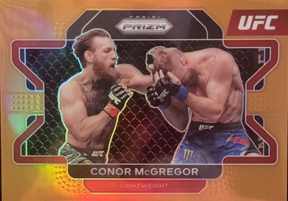Conor McGregor 2022 Panini Prizm UFC Base #39 Orange