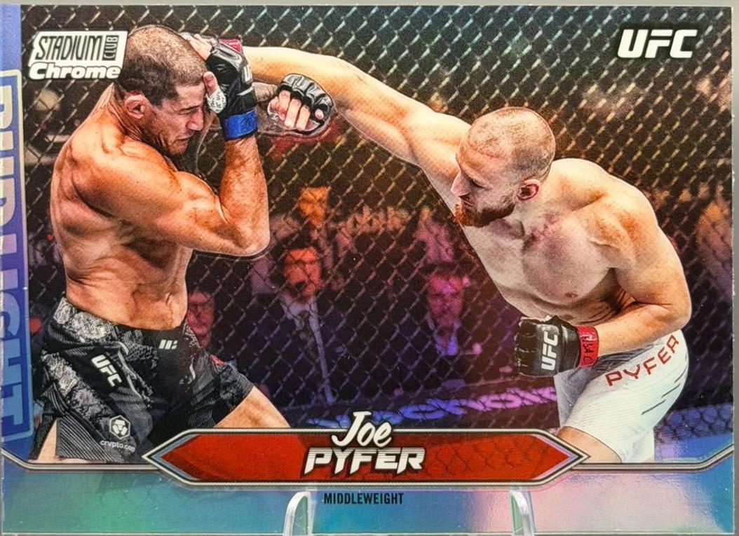 Joe Pyfer 2025 Topps Stadium Club UFC Base Chrome #C-89 Refractor