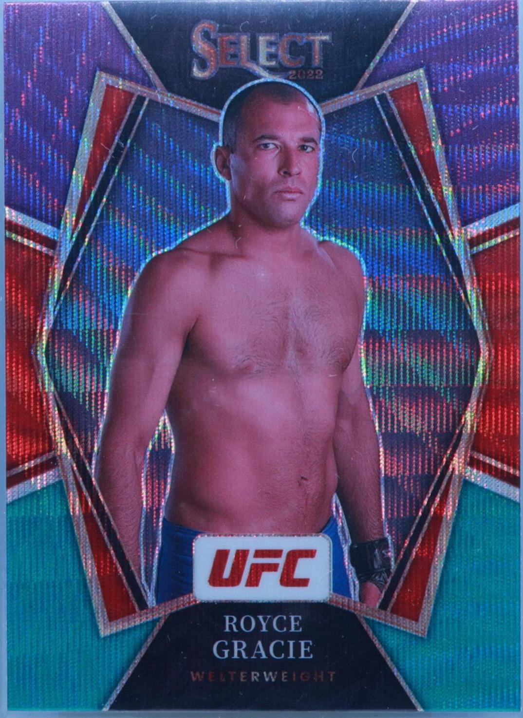 Royce Gracie 2022 Panini Select UFC Premier Level #118 Tri Color