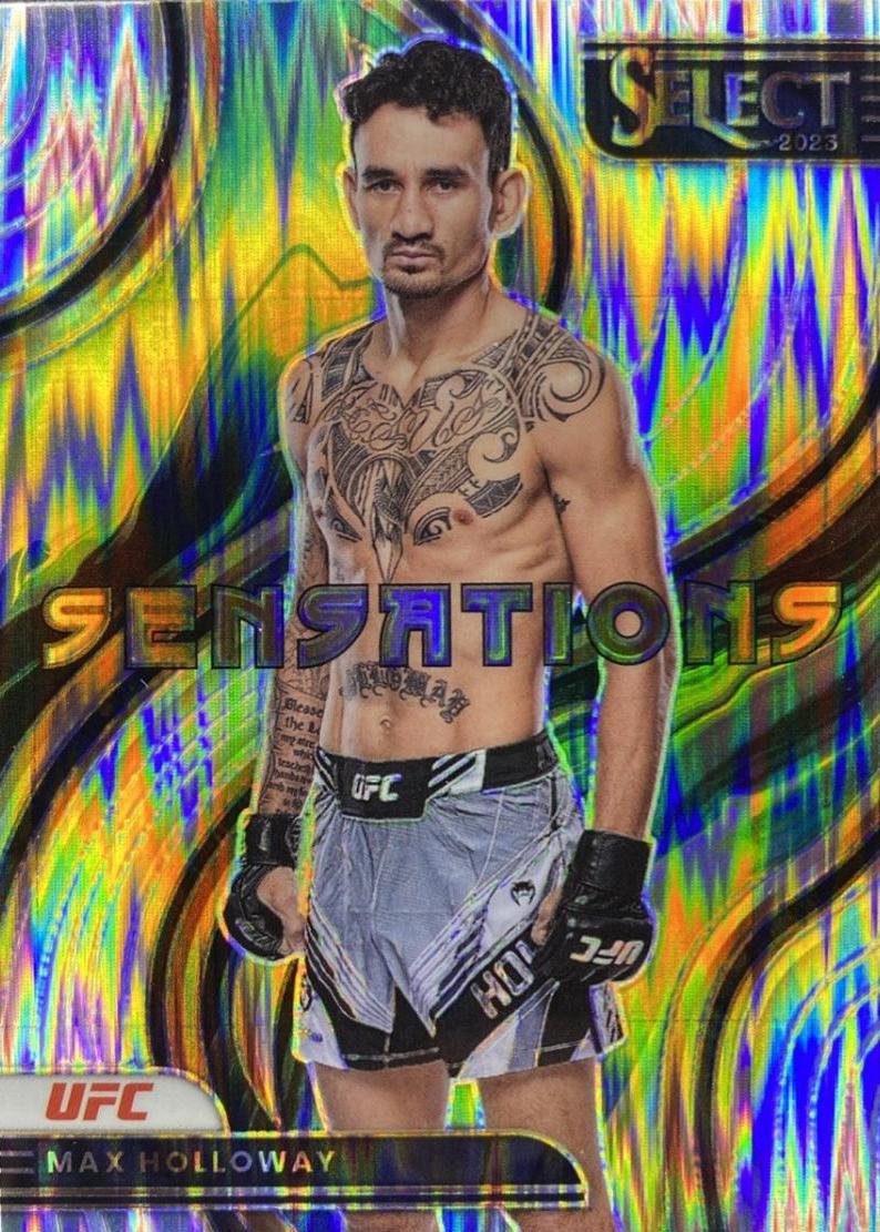 Max Holloway 2023 Panini Select UFC Sensations #5 Flash