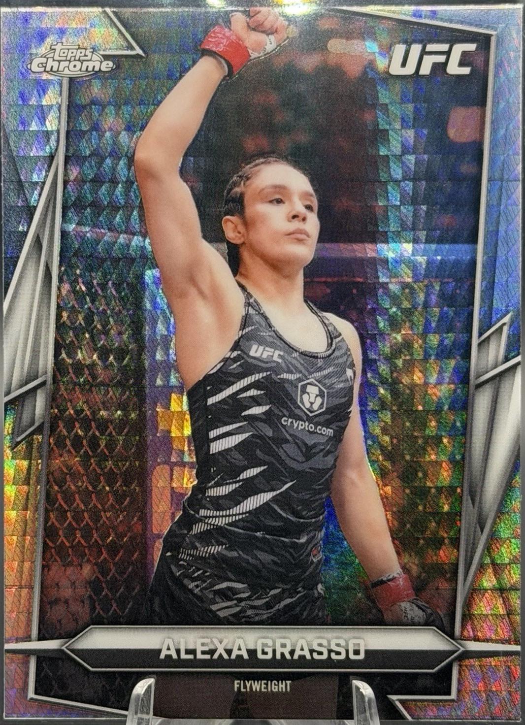 Alexa Grasso 2026 Topps Chrome UFC Base #170 Prism Refractor