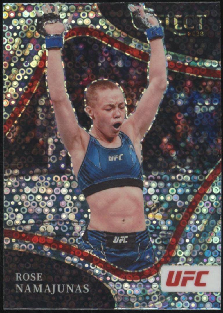 Rose Namajunas 2022 Panini Select UFC Octagonside #261 Disco