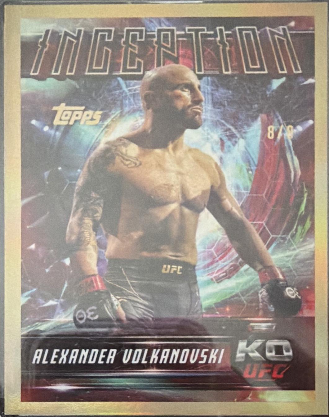Alexander Volkanovski 2025 Topps Knockout UFC Inception #IN-17 Gold