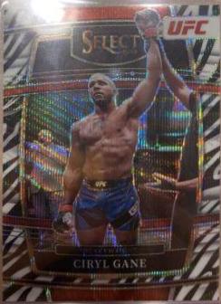 Ciryl Gane 2022 Panini Select UFC Concourse #47 Zebra
