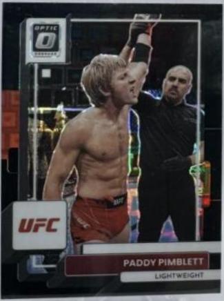 Paddy Pimblett 2023 Panini Donruss Optic UFC Base #96 Black Pandora