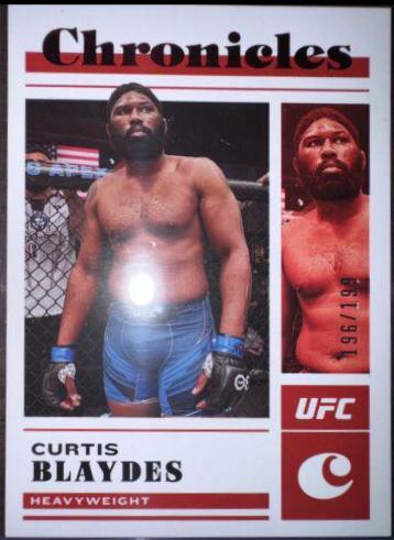 Curtis Blaydes 2023 Panini Chronicles UFC Base Chronicles #2 Red