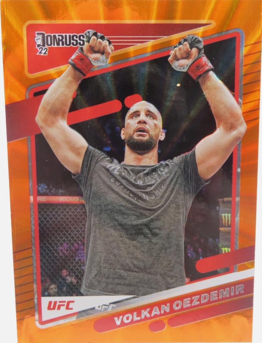 Volkan Oezdemir 2022 Panini Donruss UFC Base #161 Orange