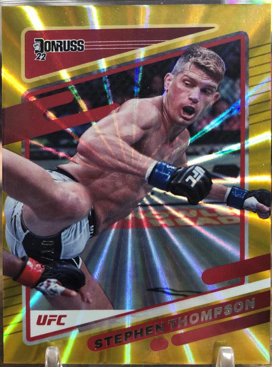 Stephen Thompson 2022 Panini Donruss UFC Base #68 Gold