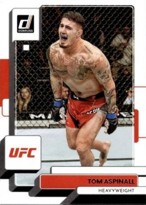 Tom Aspinall 2023 Panini Donruss UFC Base #21 Black
