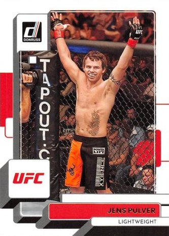 Jens Pulver 2023 Panini Donruss UFC Base #153 Press Proof Purple