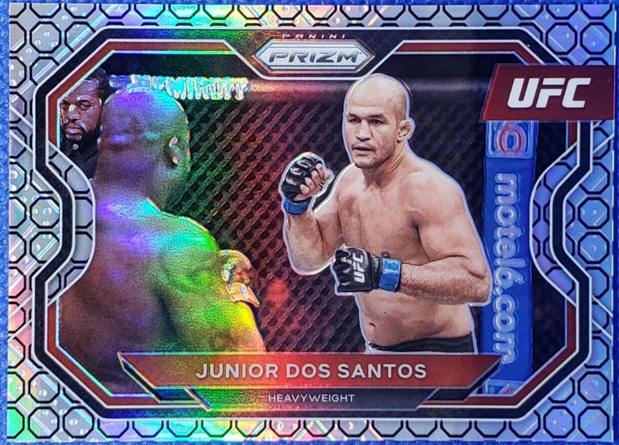 Junior Dos Santos 2021 Panini Prizm UFC Base #131 Octagon