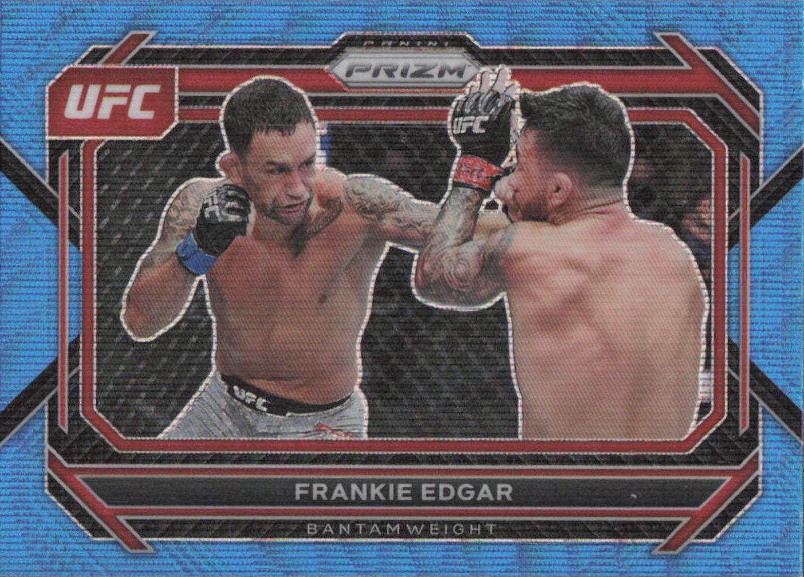 Frankie Edgar 2023 Panini Prizm UFC Base #22 Blue Wave
