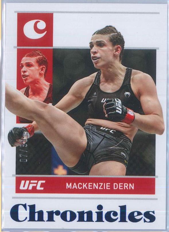 Mackenzie Dern 2022 Panini Chronicles UFC Base Chronicles #28 Blue