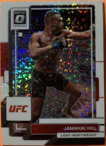 Jamahal Hill 2023 Panini Donruss Optic UFC Base #35 White Sparkle