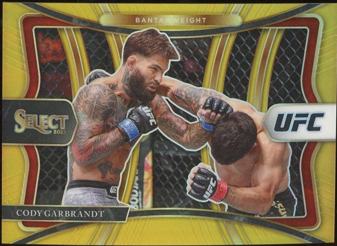 Cody Garbrandt 2021 Panini Select UFC Premier Level #195 Gold
