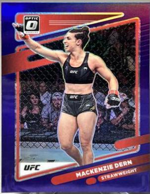 Mackenzie Dern 2022 Panini Donruss Optic UFC Base #21 Purple