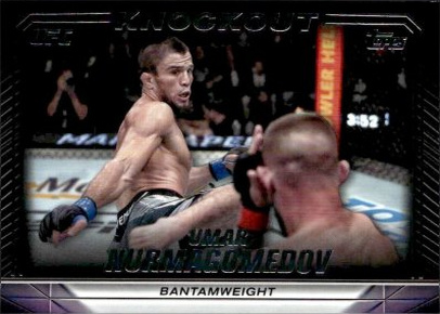 Umar Nurmagomedov 2024 Topps Knockout UFC Base #91 Platinum