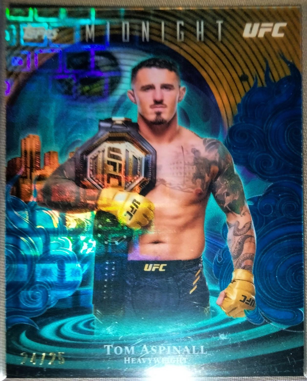 Tom Aspinall 2026 Topps Midnight UFC Insomnia #IN-6 Daybreak