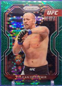 Volkan Oezdemir 2021 Panini Prizm UFC Base #63 Green