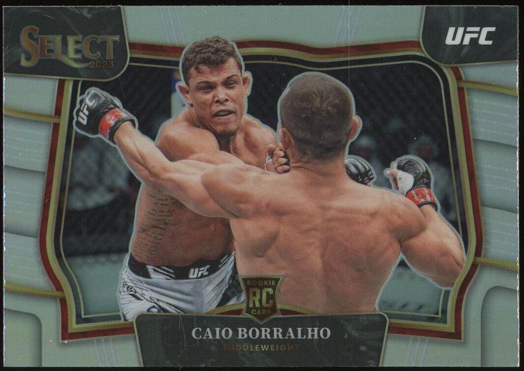 Caio Borralho 2023 Panini Select UFC Octagonside #286 Silver