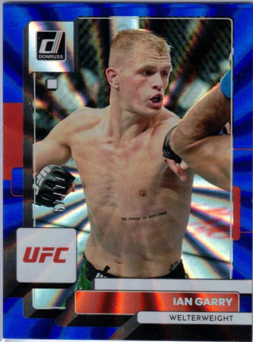 Ian Machado Garry 2023 Panini Donruss UFC Base #62 Blue Laser