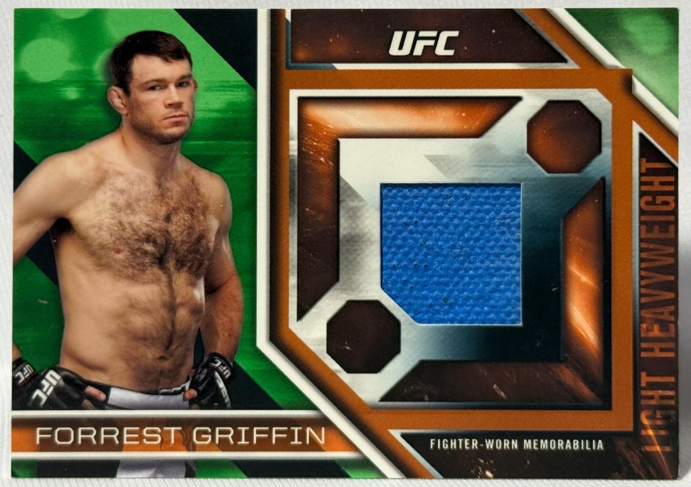 Forrest Griffin 2017 Topps UFC Knockout Knockout Relics #KR-FG Green