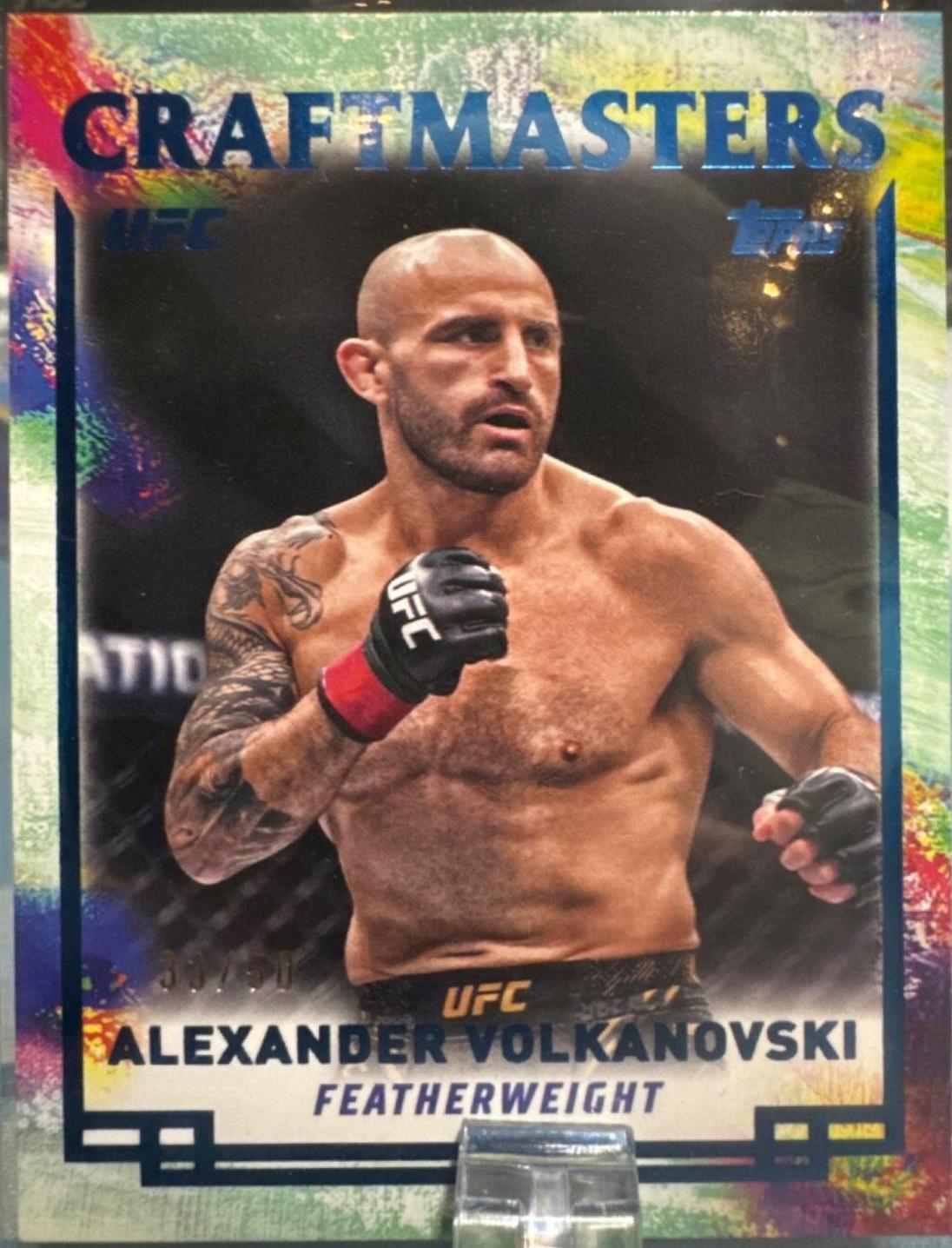 Alexander Volkanovski 2024 Topps Knockout UFC Craftmasters #CRM-10 Blue