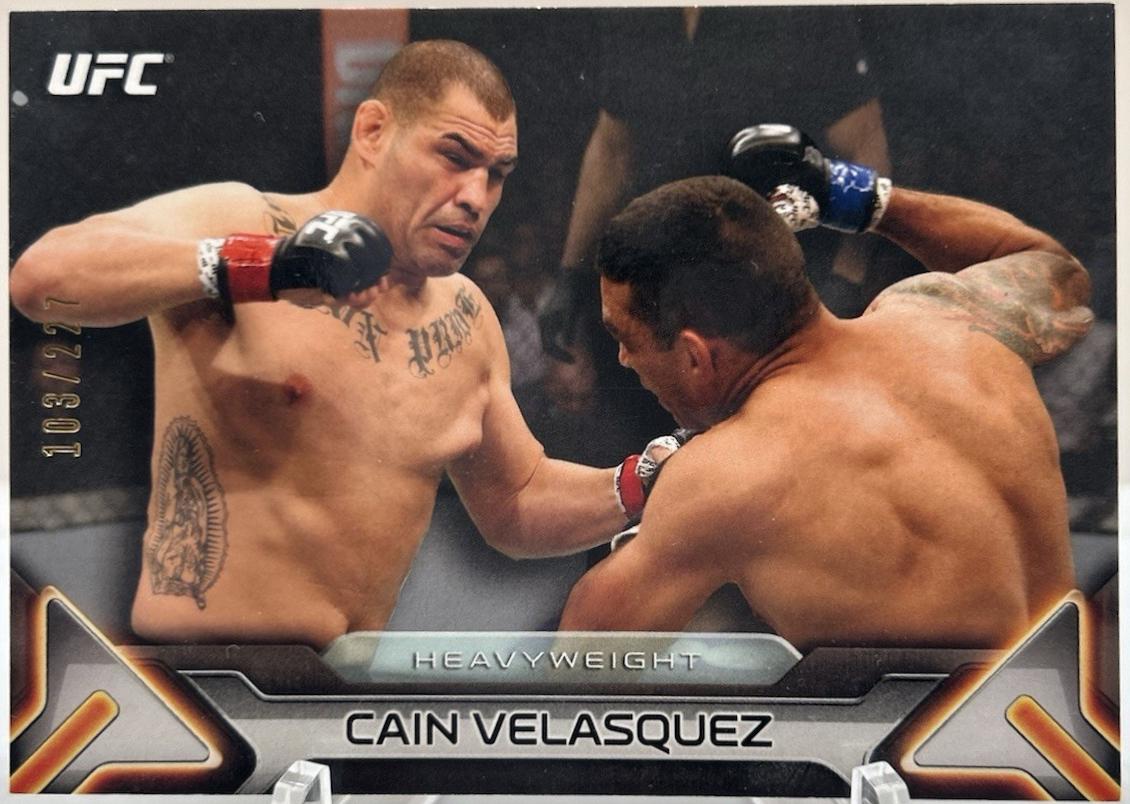 Cain Velasquez 2016 Topps UFC Knockout Base #18 Silver