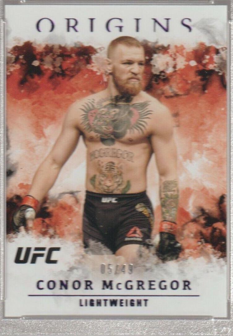 Conor McGregor 2021 Panini Chronicles UFC Base Origins #38 Purple
