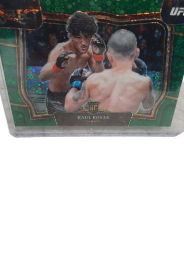 Raul Rosas 2023 Panini Select UFC Octagonside #275 Green Disco